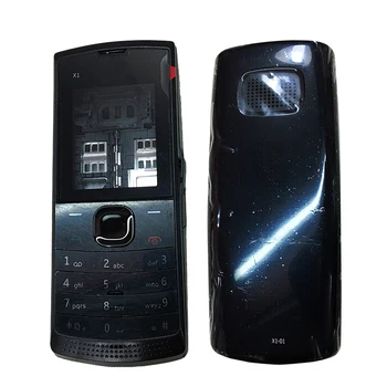 Teljes Ház Nokia X1 X1-00 hátlap+Középső Keret+Elülső Keret+Billentyűzet hinteres Gehäuse Egyetlen Kettős Kártya