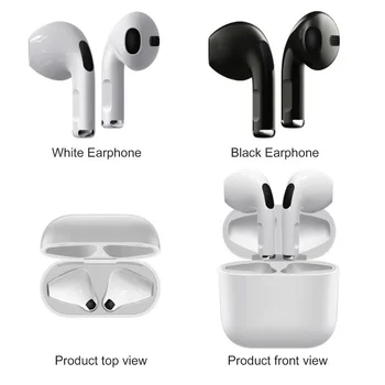 TWS Touch Control Vezeték nélküli Fejhallgató Bluetooth Fülhallgató, Kihangosító Iphone Levegő hui Hüvely 4 Sport Bluetooth Headset Fülhallgató