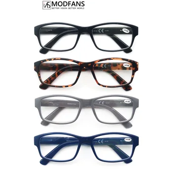 Téglalap Túlméretes Olvasó Szemüveg Férfiak Nagy Tér Műanyag Keret Sping Magas Minőségű Szemüveget Dioprer MSR217