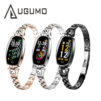 UGUMO Nők Intelligens Karóra ip67 Vízálló pulzusmérő Bluetooth-Sport, Fitness Karkötő iOS, Android Hölgyek SmartWatches