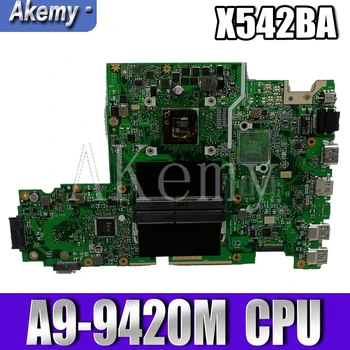 X542BA laptop alaplap Az Asus X542B X542BP A580B K580B Alaplapja 100% tes A9-9420M