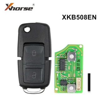 Xhorse XKB508EN Vezeték Univerzális Távirányító Gombot B5 Stílus 2 Gombok VVDI/VVDI2(angol Változat) Kulcs Eszköz