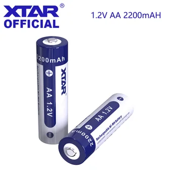 XTAR 4DB 1.2 V AA NI-MH Akkumulátor 2200mAh Újratölthető nimh Akkumulátorok A BC4 ET4S AAA AA Akkumulátor Töltő