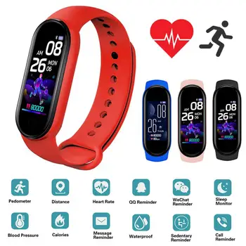YSG005 Okos Zenekar Bluetooth Fitness Karkötő Férfiak Nők Tracker Sport Zenekar Lépésszámláló pulzusszám, Vérnyomás Monitor Watchband