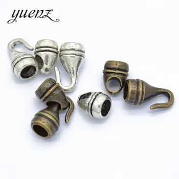 YuenZ 5 set 2 szín Antik ezüst hang alufelni kapcsoló kapocs horog fém csatlakozók diy ékszerek megállapítások & kiegészítők V210