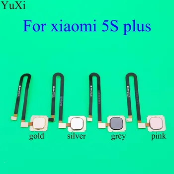 YuXi A Xiaomi Mi 5S Mi5s Plusz Ujjlenyomat érintésérzékelő Home Gomb Vissza Közgyűlés Flex Kábel, Szalag Csere