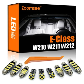 Zoomsee Canbus A Mercedes-Benz MB E Class W210 W211 W212 S210 S211 S212 A207 C207 Autó Izzó LED-es Belső Ajtó Belső Lámpa Készlet