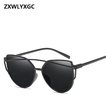 ZXWLYXGX 2020 női napszemüveg divatos retro színes macska szemét napszemüveg oculos de sol masculino