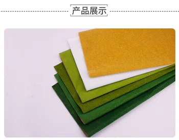 Zöld fű szőnyeg modell HO O N 25x25cmeters, hogy a design a táj építészeti modell a vonat