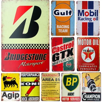 Évjárat Adóazonosító Jel az 51-es körzet BP motorolaj Fém Plakett Plakátok, Bár, Pub, Garázs Retro Fali Dekoráció