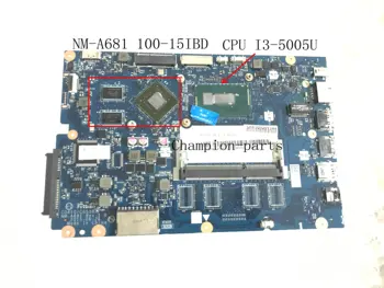 ÚJ CG410 /CG510 NM-A681 A LENOVO 100-15IBD LAPTOP ALAPLAP PROCESSZOR I3-5005U GPU GT920M 1GB