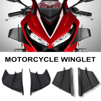 Új Divat Motorkerékpár Winglet Aerodinamikai Spoiler, Szárny Szén Ragasztó Yamaha YZF R1, R6 R25 BMW S1000RR
