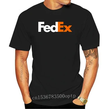 Új Fedex 100% Pamut Fehér, Narancs színű Rövid Ujjú Férfi Fekete Póló Méret S 3XL Ujjú Póló Nyári Tee Férfi Ruházat, Felsők