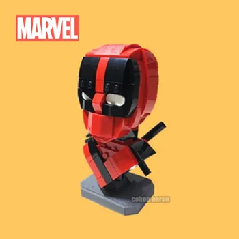 Új Marvel Heroes Deadpool Mellszobor Gyűjtemény Csillag Tér Wars Rohamosztagos Robot Építőkövei Tégla Játék Ajándék Kölyök