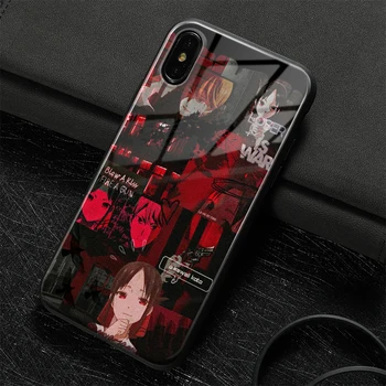 Kaguya sama szerelem háború Anime poszter Telefon tok iPhone SE 6 7 8 X Xr Xs 11 Pro Max Samsung az S Note 10 20 Plus ultra borító