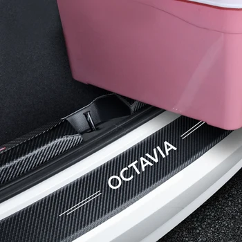 Skoda Octavia 3 4 5 MK3 MK4 MK5 A4 A5 A7 A8 FL 1U 1U2 1Z 1Z2 5E Autó Matricák Csomagtartóban Boot Logó Dekoráció Külső Részek Acces