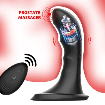 Távirányító Vibrátor-Anális Vibrátor Dugók Butt Plug G-pont Stimuláció Női Maszturbátor Prosztata Masszírozó Szex Játékok Pár